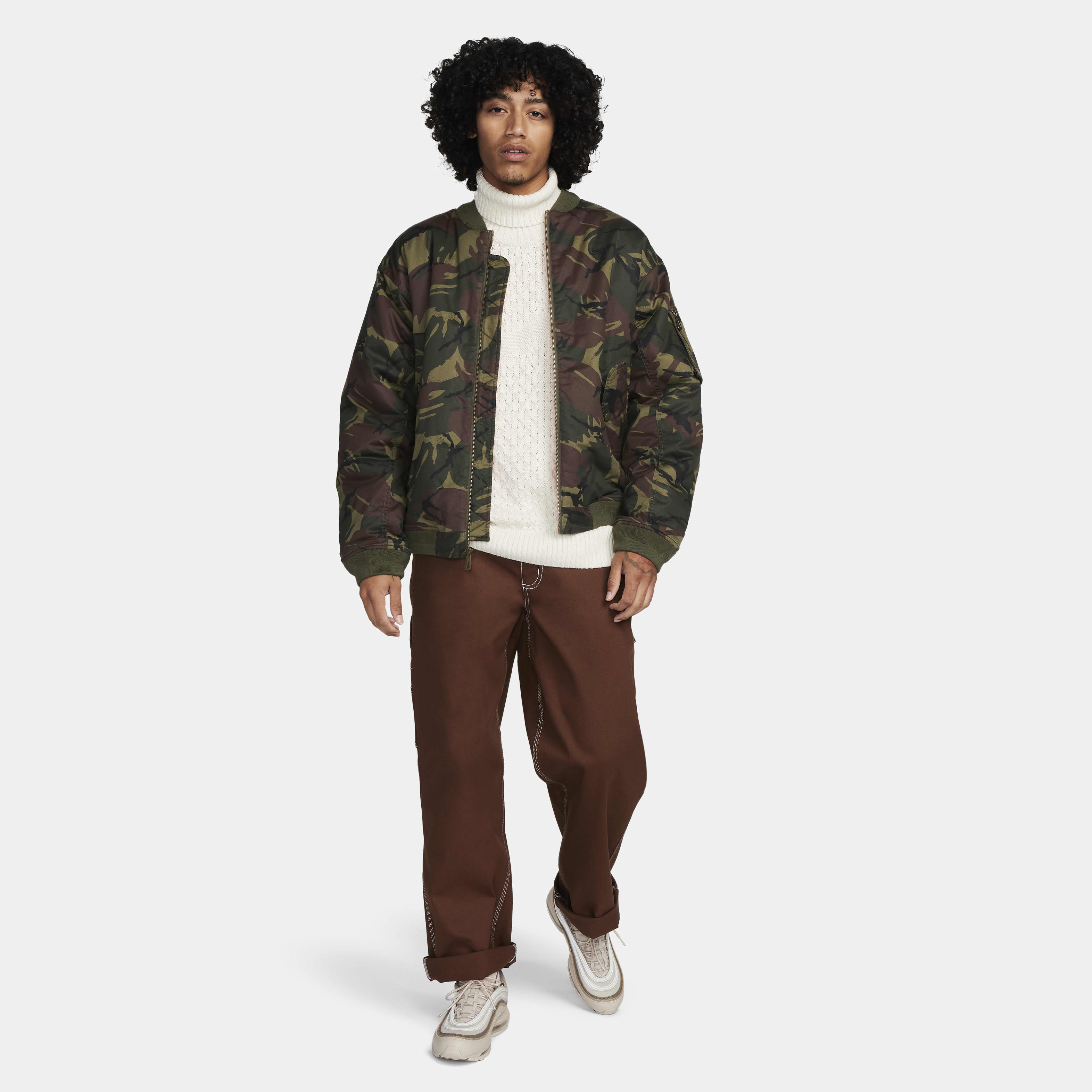 Nike Life Men's Woven MA1 Flight Jacket | The Summit at